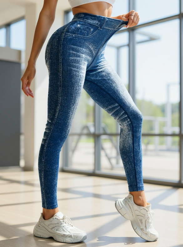 Leggings ๐ Iโm a Queen ๐ effetto jeans